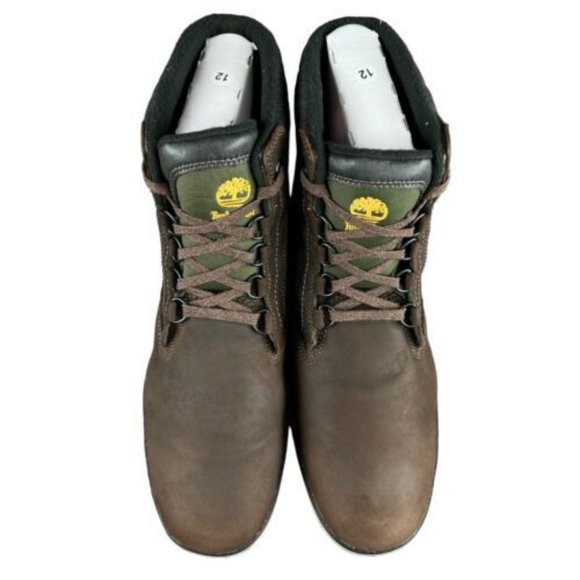 Timberland Spruce Mountain Warm Lined Dark Brown Nubuck Boots Men's Sizes 10-12M - Picture 7 of 9